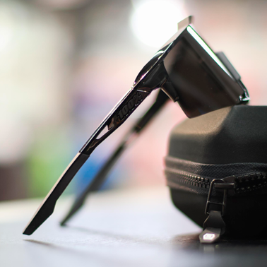 Óculos 100% Speedcraft Matte Black Gloss Black Mirror Lens